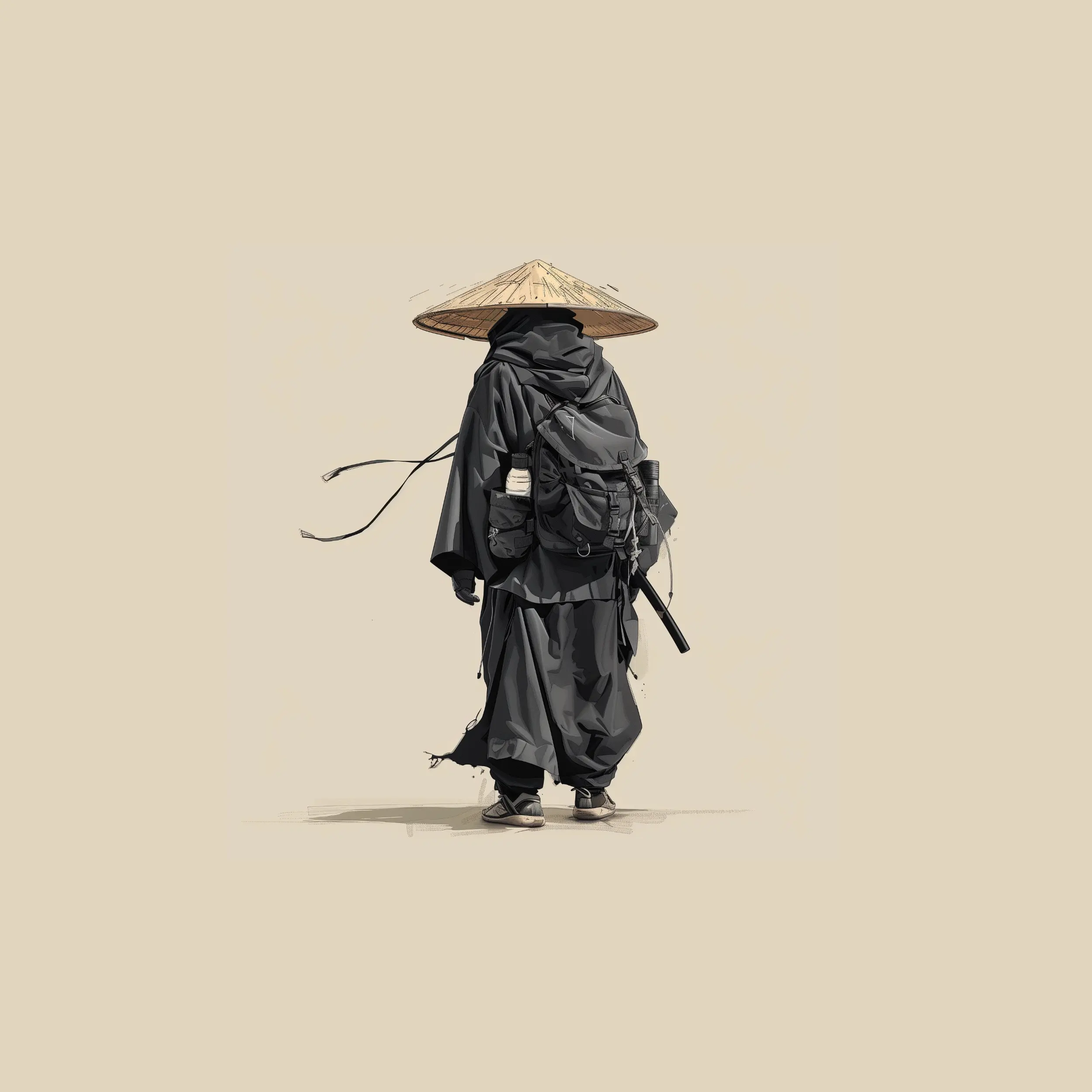 Hiro Equipment Intro Images Ninja in Mountainscape